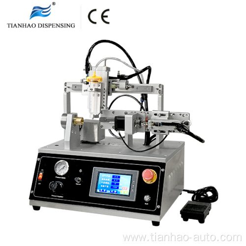 Thread coating machine with Touch screen for screw,bolt,connector
